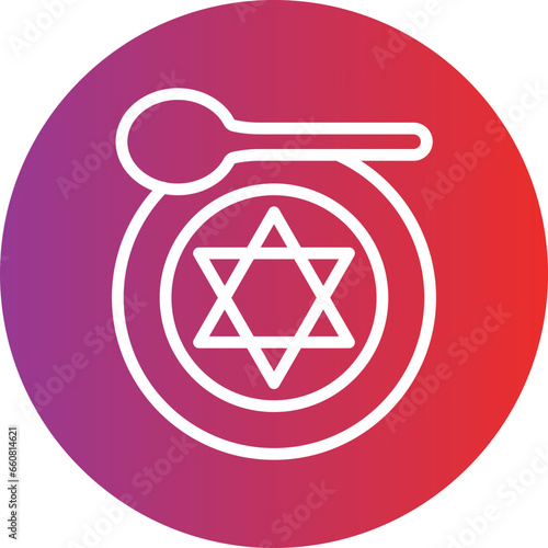 Vector Design Kosher Icon Style
