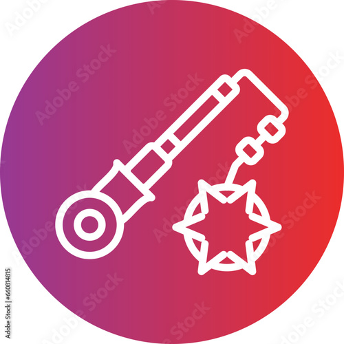 Vector Design Flail Icon Style