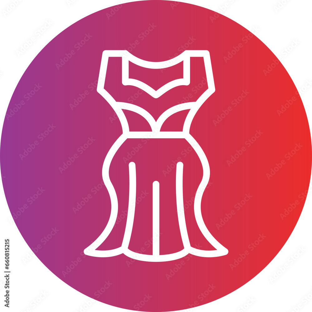 Vector Design Dress Icon Style