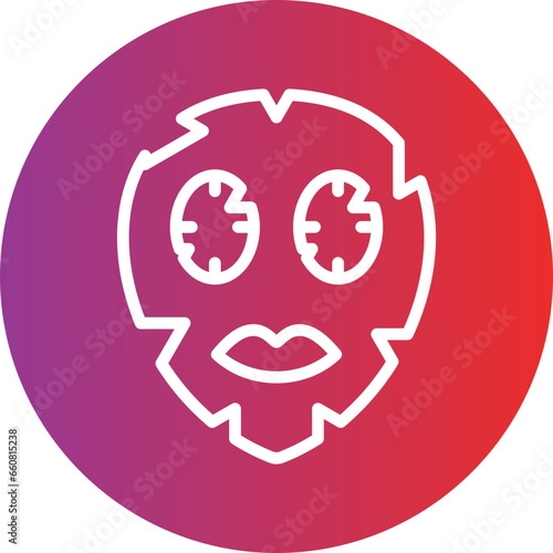 Vector Design Face Mask Icon Style