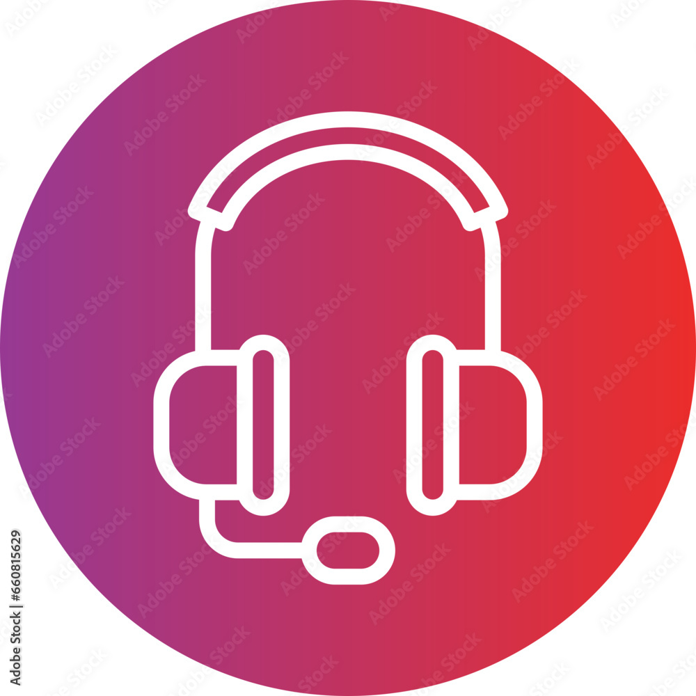 Vector Design Headphones Icon Style Vector Design Headphones Icon Style