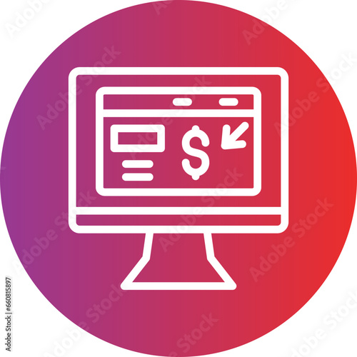 Vector Design Crowdfunding Portal Icon Style