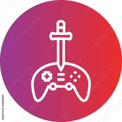 Vector Design Adventure Game Icon Style