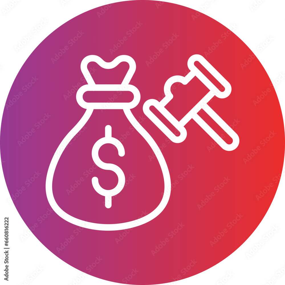 Vector Design Commodity Auction Icon Style Vector Design Commodity Auction Icon Style