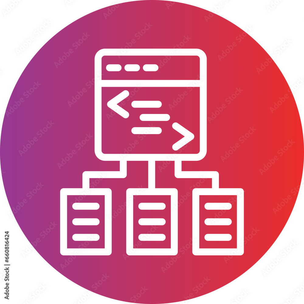 Vector Design Framework Icon Style Vector Design Framework Icon Style