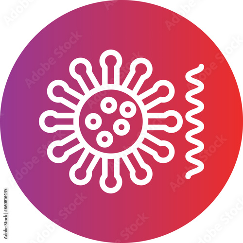 Vector Design Bacteria And Virus Icon Style