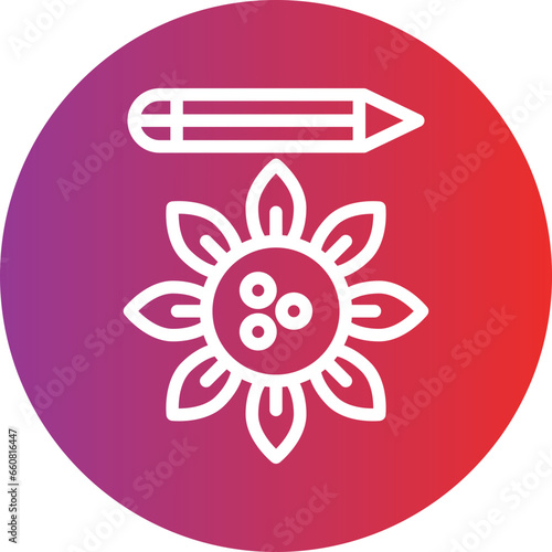 Vector Design Bio Art Icon Style