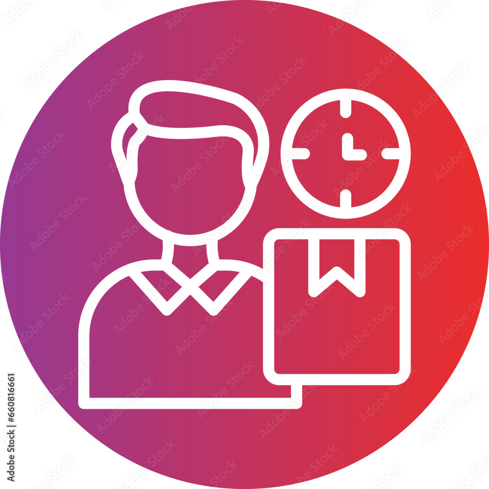 Vector Design Lead Time Icon Style Vector Design Lead Time Icon Style