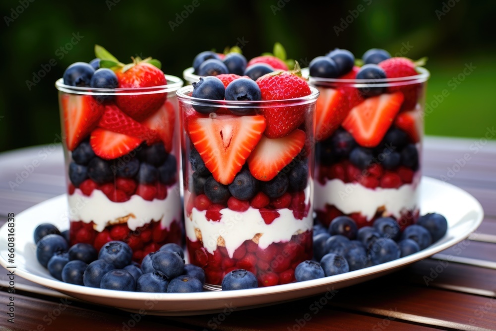patriotic red, white, and blue fruit salad for 4th of july picnic patriotic red, white, and blue fruit salad for 4th of july picnic