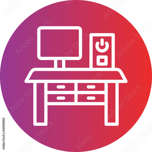 Vector Design Workplace Icon Style