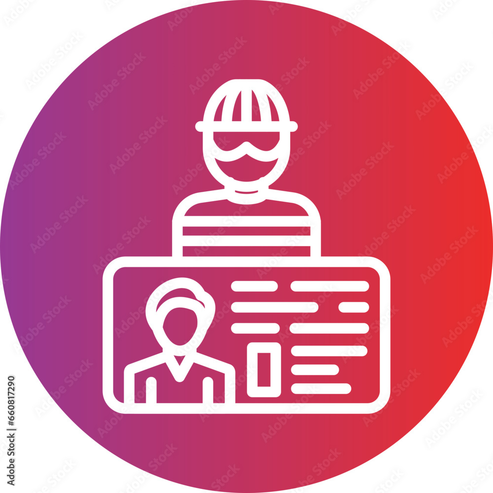 Vector Design Identity Theft Icon Style Vector Design Identity Theft Icon Style