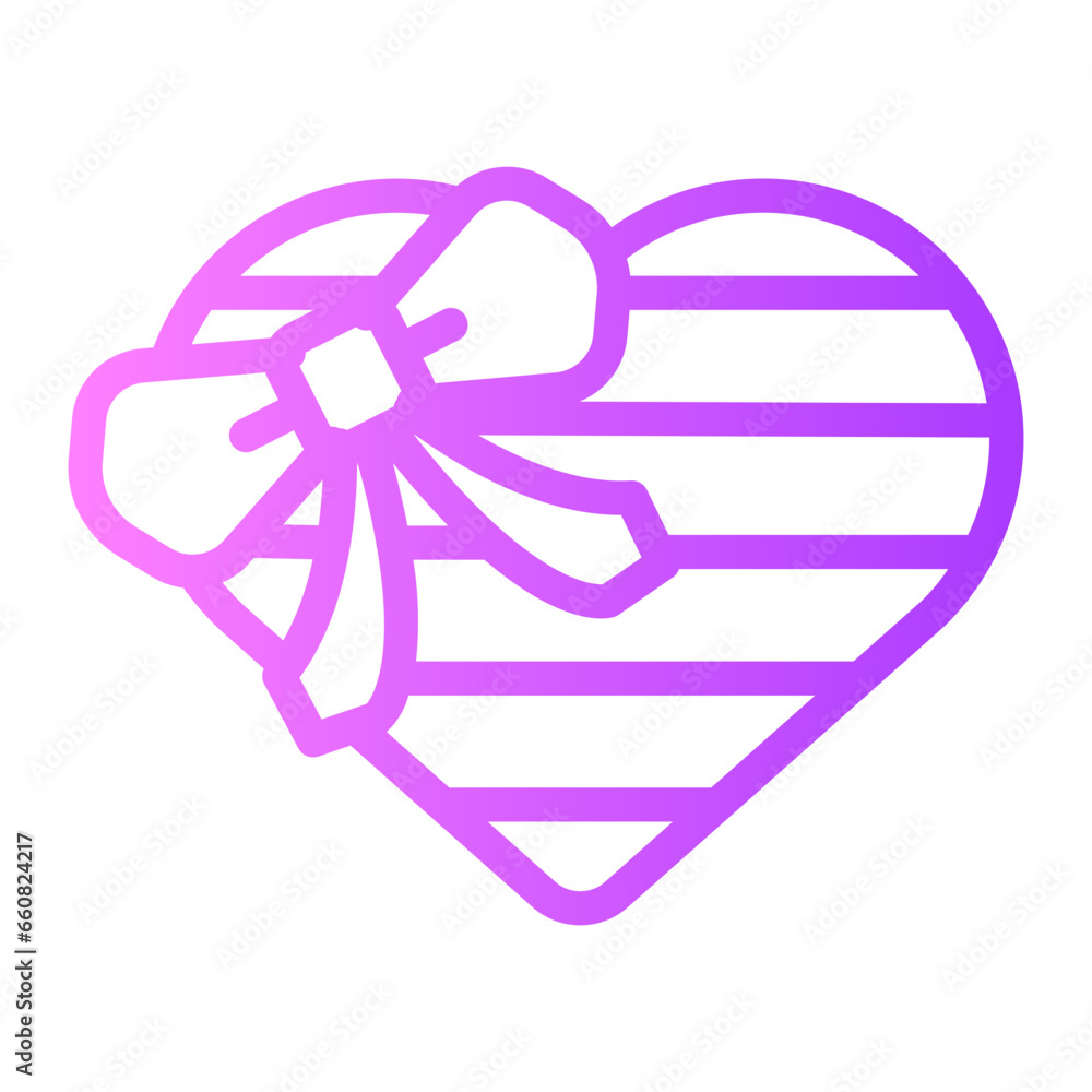 Heart Shapped Gifbox With Ribbon, Heart Shapped Gifbox With Ribbon,