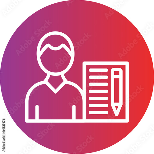 Copywriter Icon Style