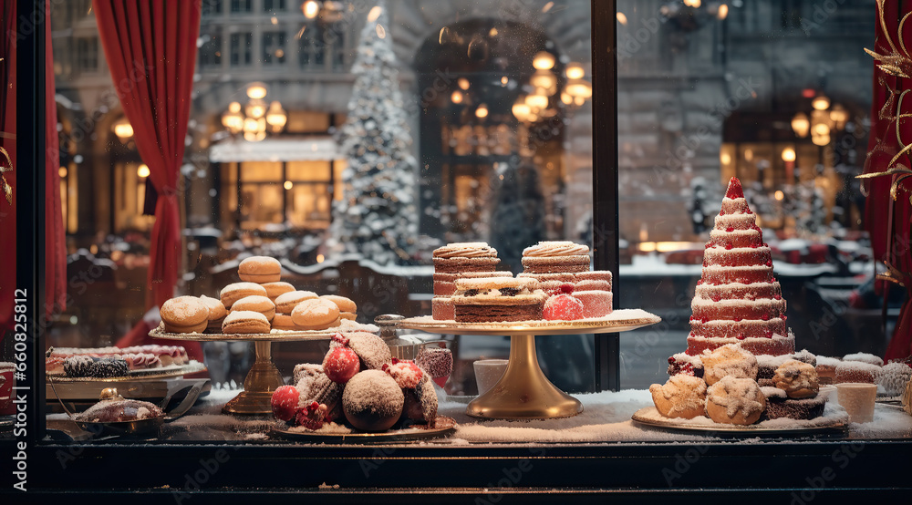 Pastries in Front of a Window