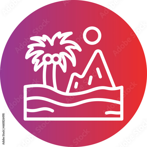 Desert Oasis Icon Style