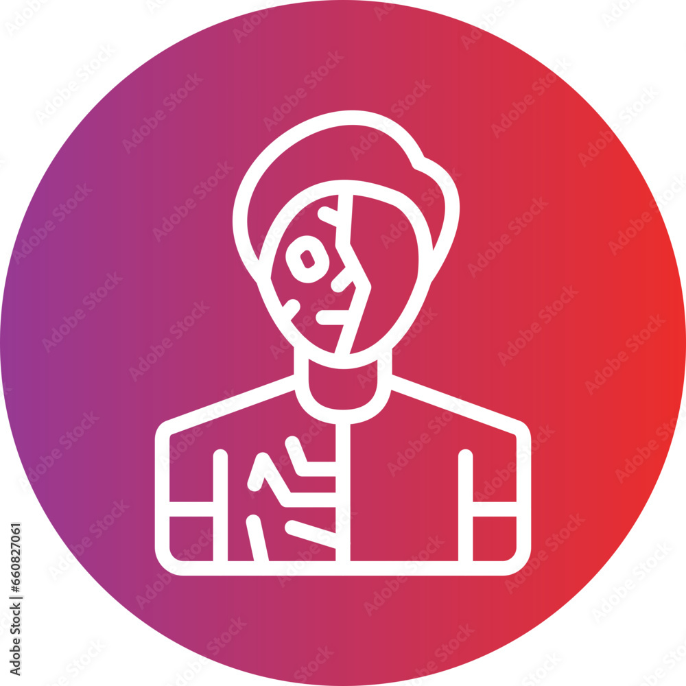 Cyborg Icon Style Cyborg Icon Style