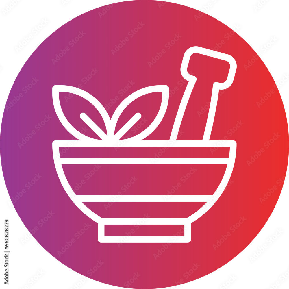 Herbal Treatment Icon Style Herbal Treatment Icon Style