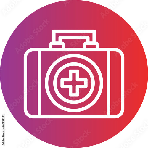 First Aid Kit Icon Style