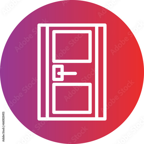 Electric Door Icon Style