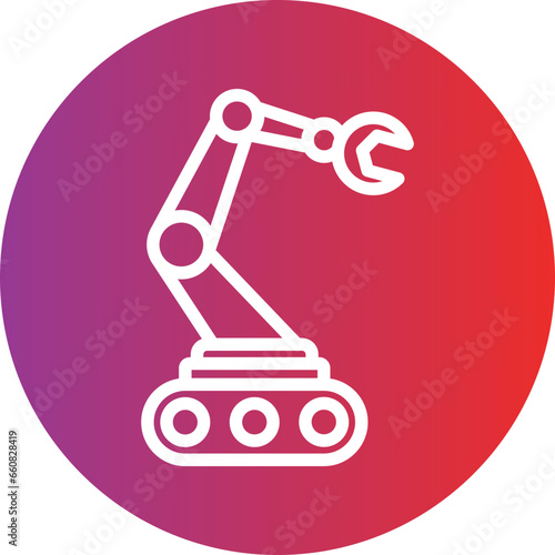 Autonomous Robotics Icon Style