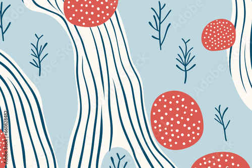 Christmas winter seamless pattern background. Good for fashion fabrics, children’s clothing, T-shirts, postcards, email header, wallpaper, banner, posters, events, covers, advertising, and more.