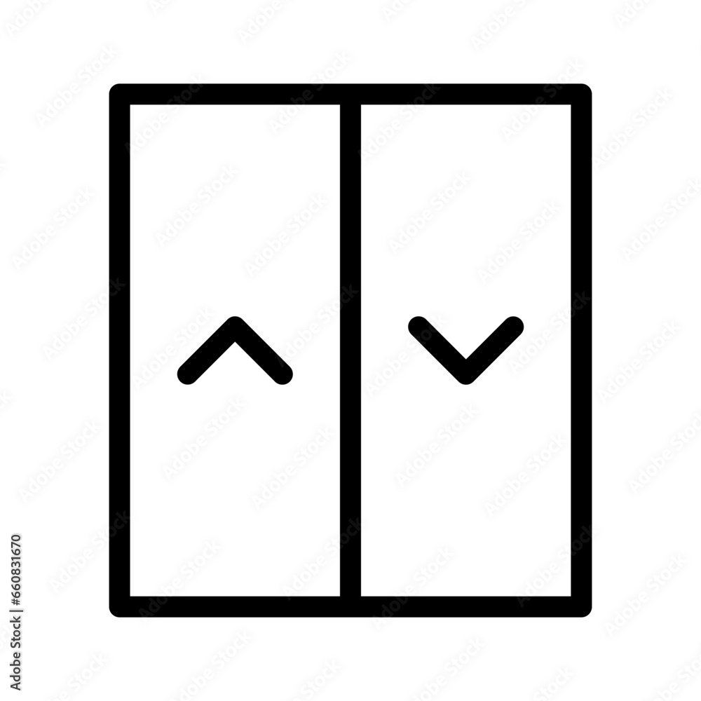 Elevator icon using line style Elevator icon using line style