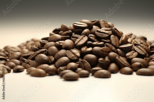 Wallpaper Mural A heap of coffee beans. Generative AI Torontodigital.ca