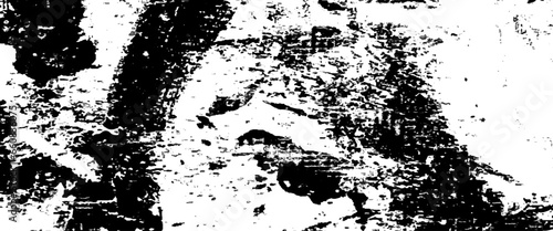 Grunge black white vector seamless background, grunge backdrop, trendy brush stroke for black ink paint.

