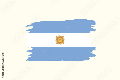 vector Illustration of Argentina flag