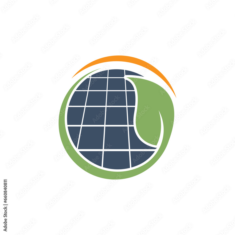 Solar panel logo Solar panel logo