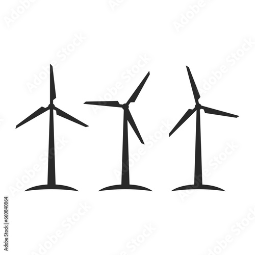 Windmill logo vector