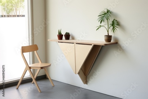 functional furniture like a fold-down table