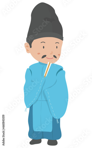 平安時代の貴族　狩衣