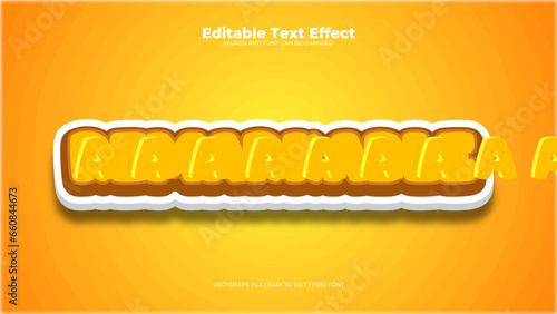 Orange and yellow remarkable 3d editable text effect - font style