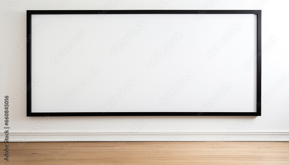 Black Frame on Wooden Floor Mark Black Frame on Wooden Floor Mark