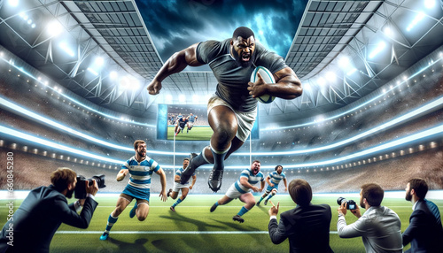 Bigger Than Life: Rugby Forwards as Modern Heroes photo