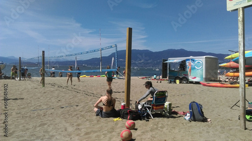 Beach Volleyball in Vancouver, Canada