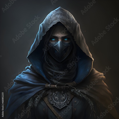 ravenclaw inspired assassin character low light 