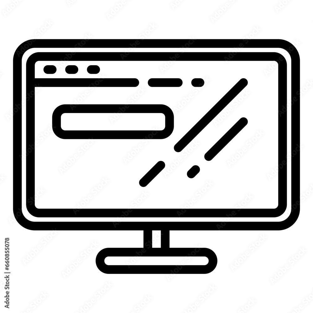 Discussion icon, line icon style Discussion icon, line icon style