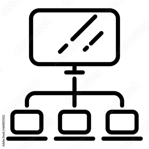 confusion icon, line icon style