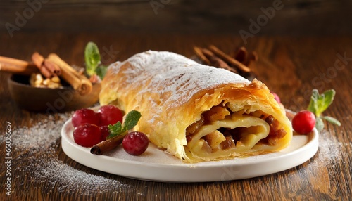 Obraz na płótnie Strudel di mele
