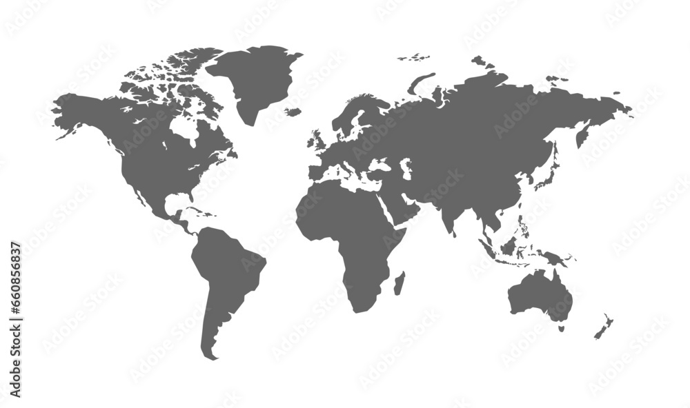 map of the world isolated on transparent background. png file map of the world isolated on transparent background. png file