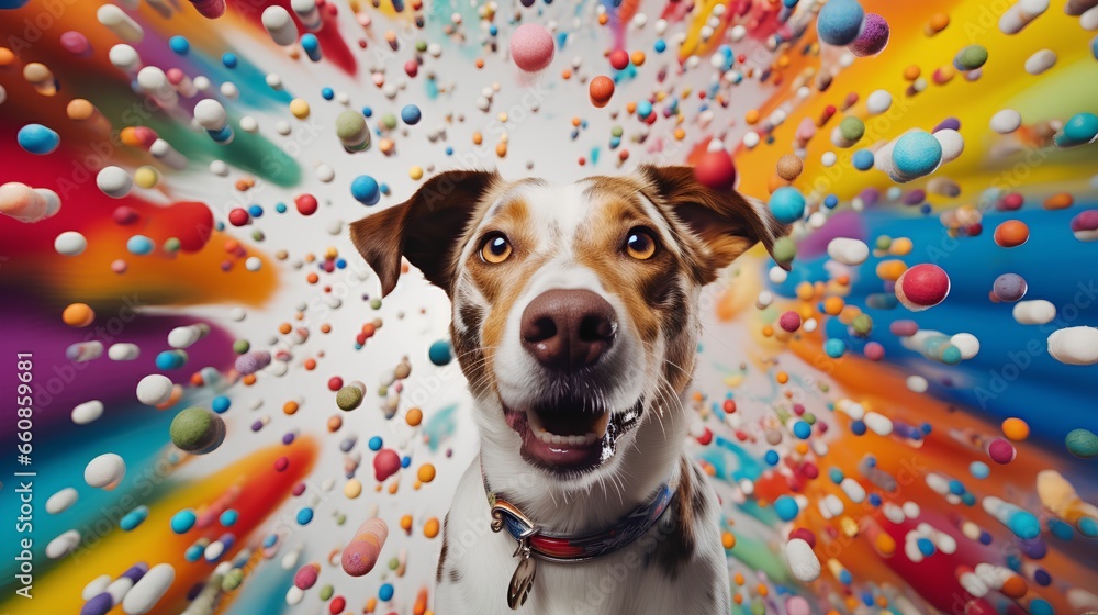 Dog antibiotics resistance and immunity to drugs concept. Medicine ... - Never Give Your Dog Anti