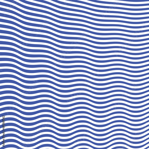 Sea wave one line. Vector drawing on a white background. 