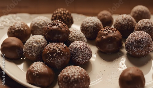 Chocolate Balls with Sprinkles, Sweets