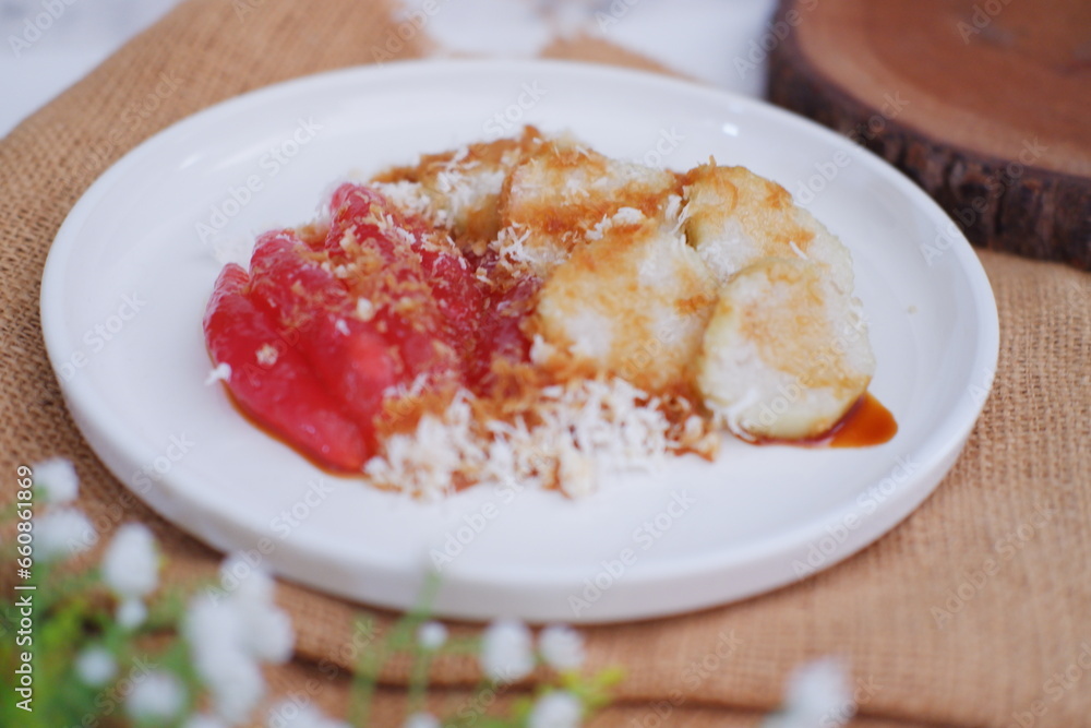 Fresh and Delicious Morning Meal and Sweet Food on a Plate