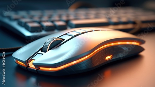 gaming keyboards. Keyboard with mouse, neon light. Mechanical keyboards. gaming concept. programming concepts.