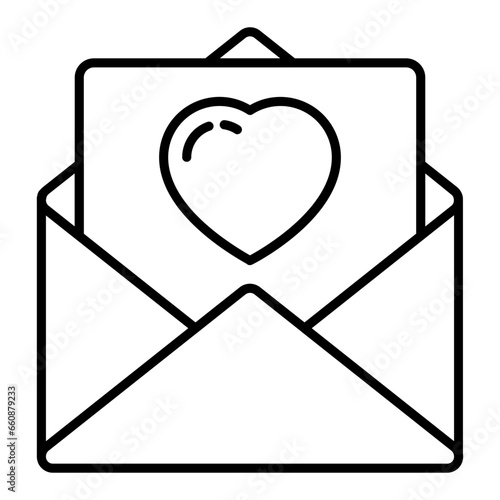 Invitation Outline Icon