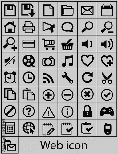 icons for web and applications web site icon