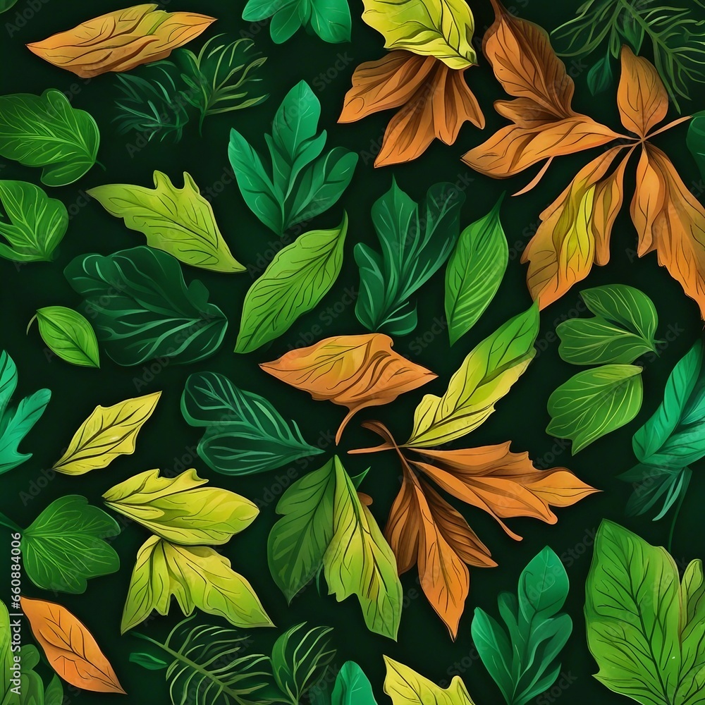 natural leaf illustration background natural leaf illustration background